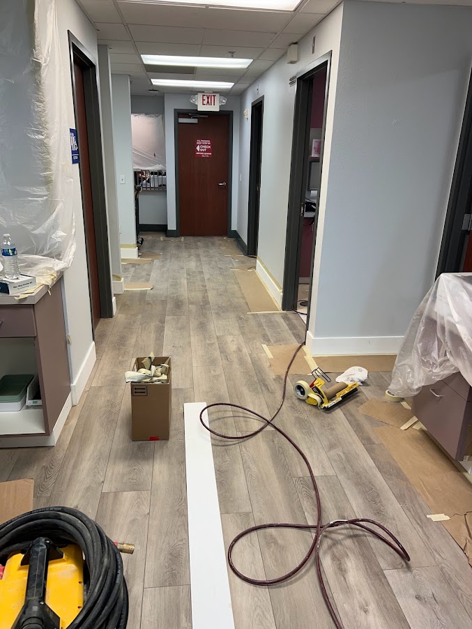 Medical Office: Interior Painting and Flooring Refresh